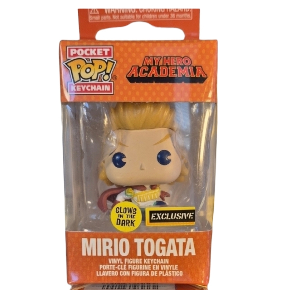 Funko × My Hero Academia MIRIO TOGATA Pocket POP Keychain, Multicolor.